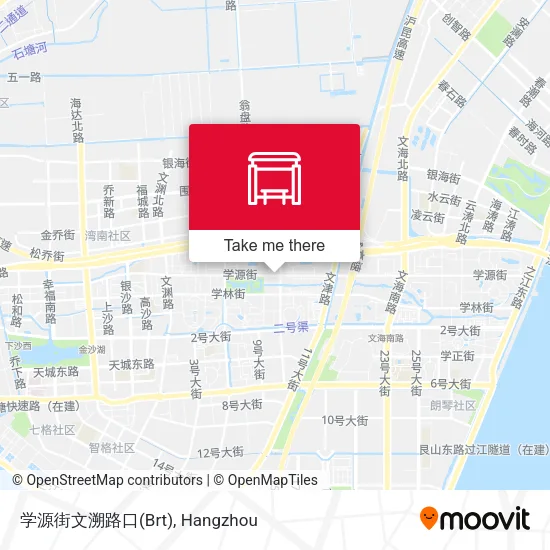 学源街文溯路口(Brt) map