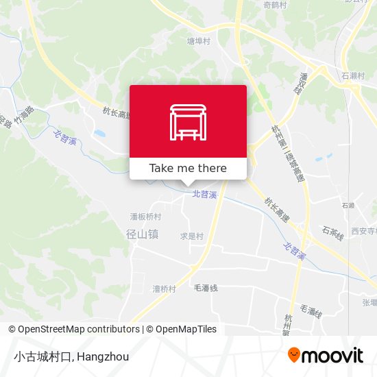 小古城村口 map