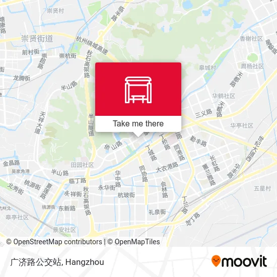 广济路公交站 map
