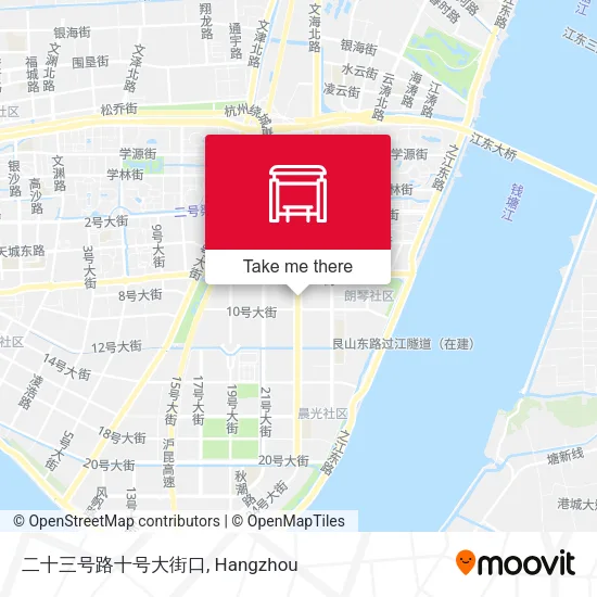 二十三号路十号大街口 map