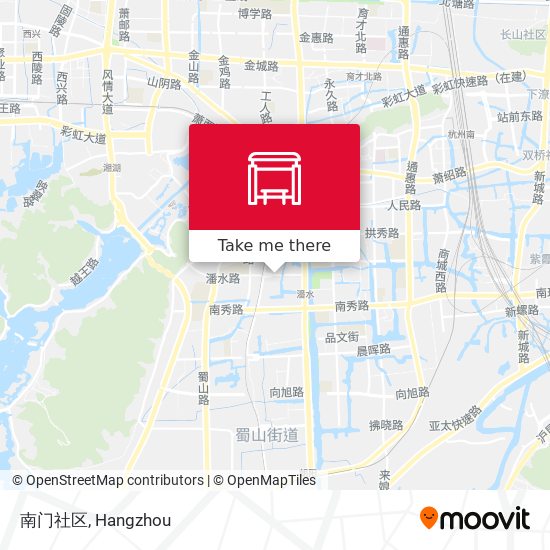 南门社区 map