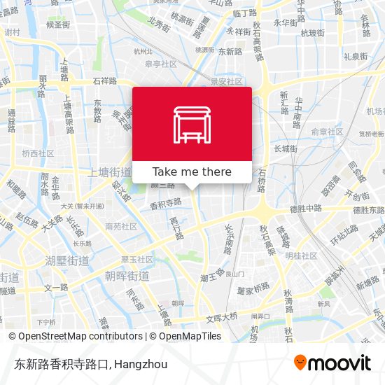 东新路香积寺路口 map