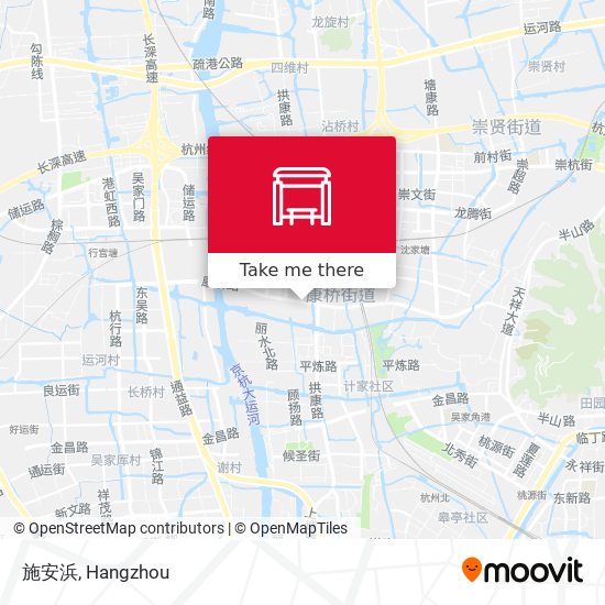 施安浜 map