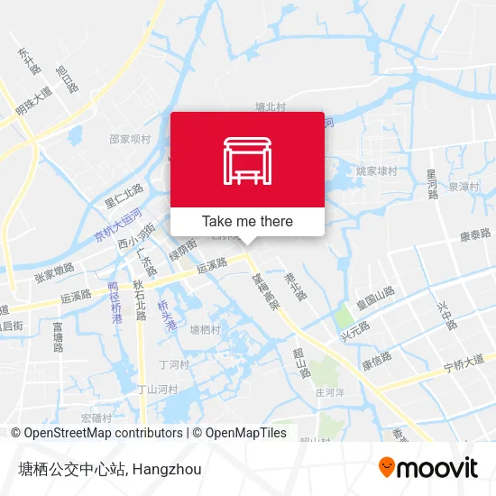 塘栖公交中心站 map