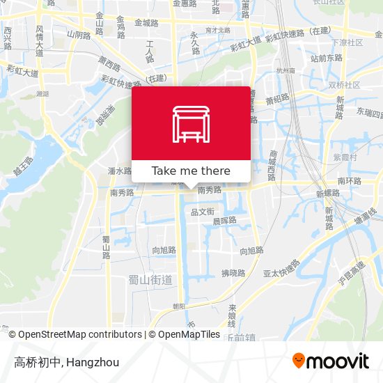 高桥初中 map