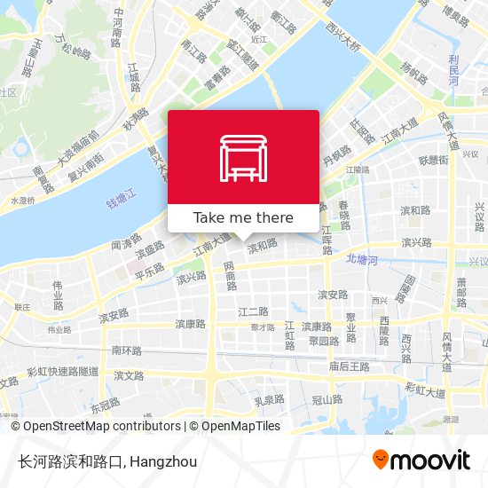 长河路滨和路口 map