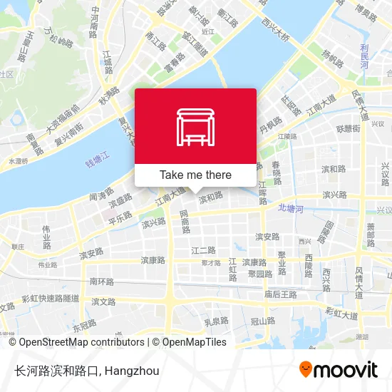 长河路滨和路口 map