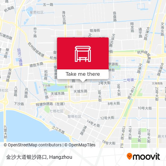 金沙大道银沙路口 map