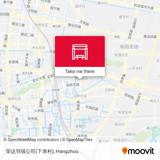 荣达羽绒公司(下潦村) map