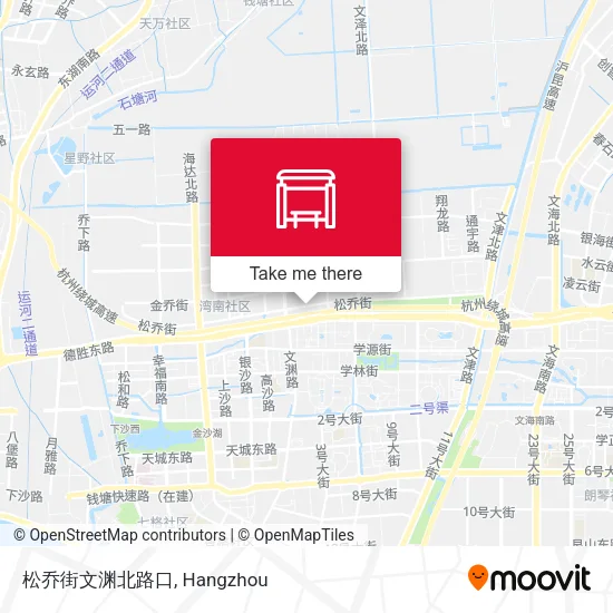 松乔街文渊北路口 map