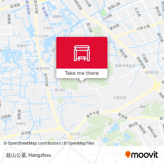 超山公墓 map