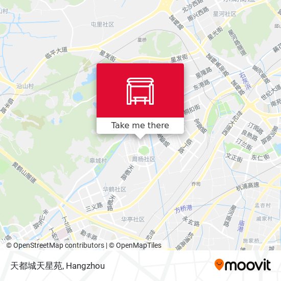 天都城天星苑 map