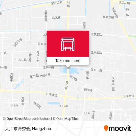 大江东管委会 map