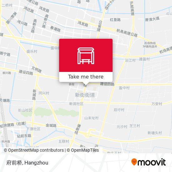 府前桥 map