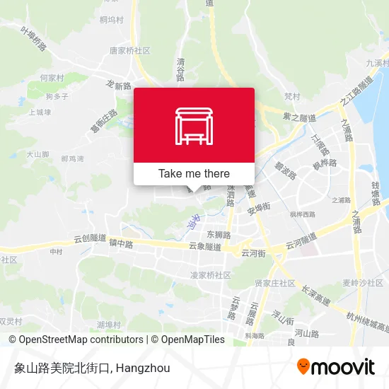 象山路美院北街口 map
