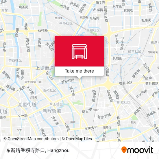 东新路香积寺路口 map