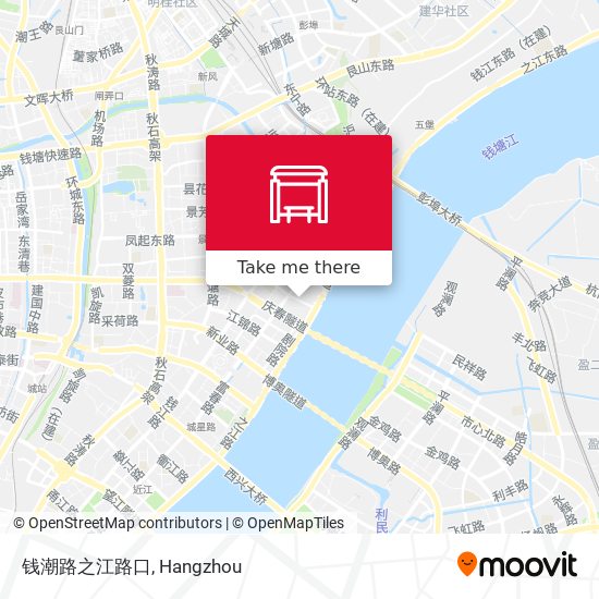 钱潮路之江路口 map