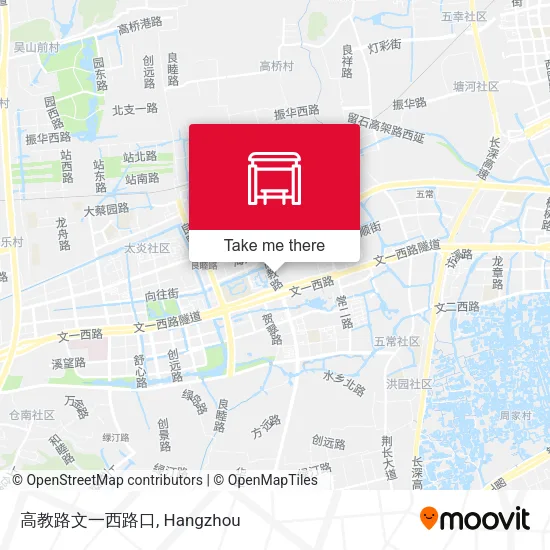 高教路文一西路口 map