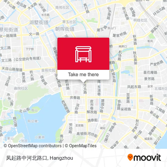 凤起路中河北路口 map