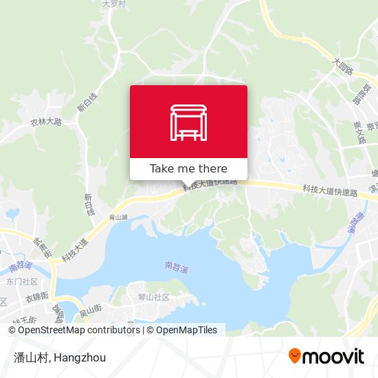 潘山村 map