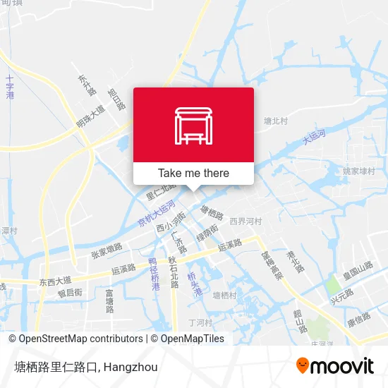 塘栖路里仁路口 map