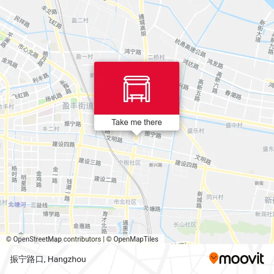 振宁路口 map