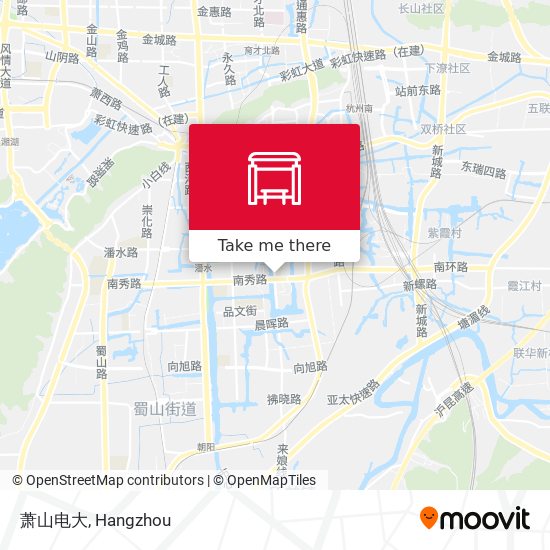 萧山电大 map