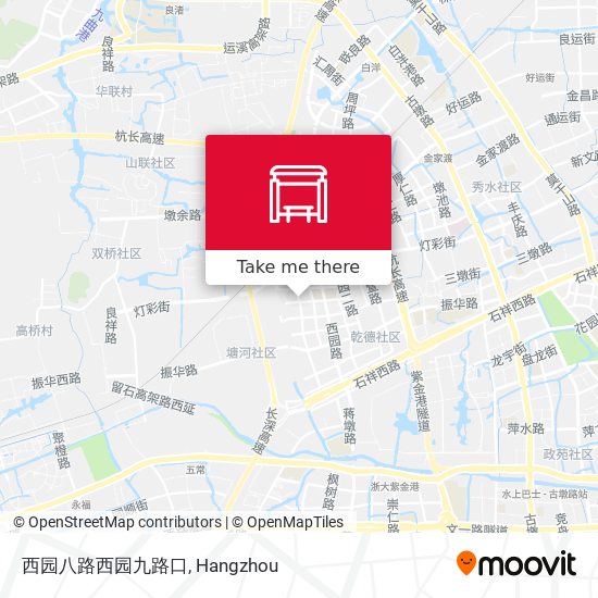 西园八路西园九路口 map
