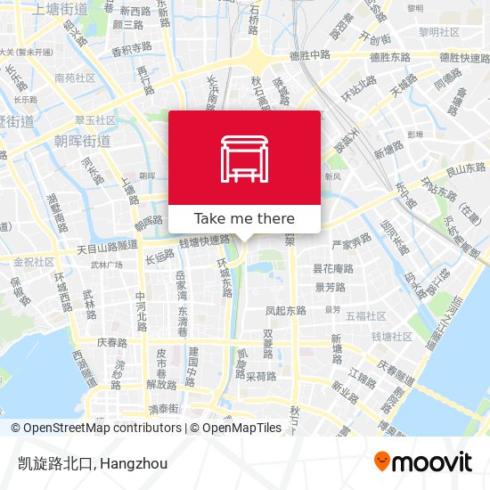 凯旋路北口 map