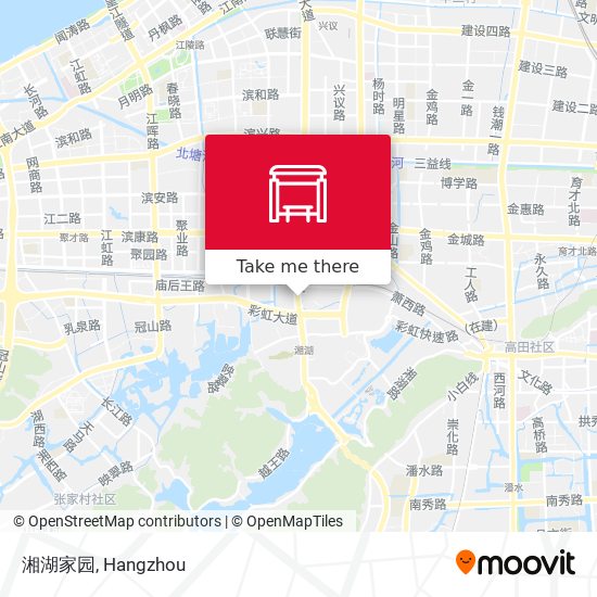 湘湖家园 map