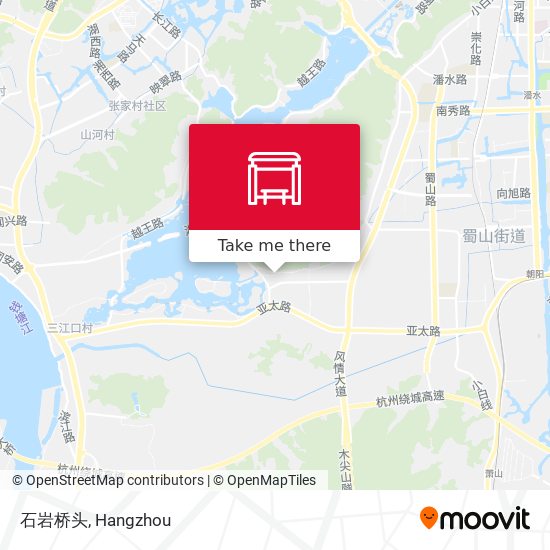 石岩桥头 map