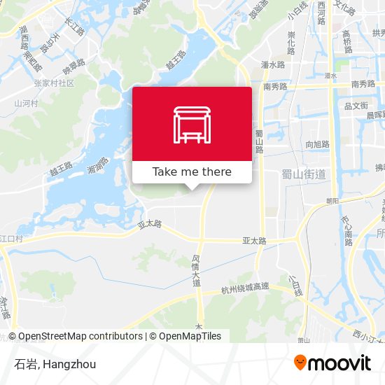 石岩 map