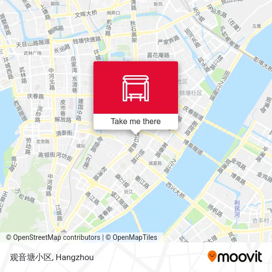 观音塘小区 map