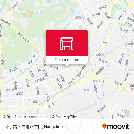 环丁路大农港路东口 map