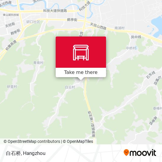 白石桥 map