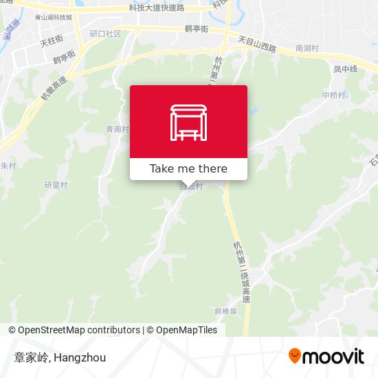 章家岭 map