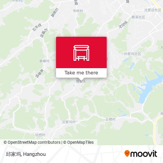 邱家坞 map