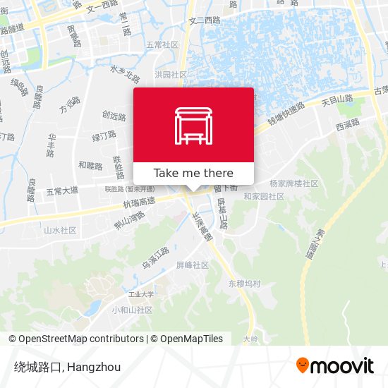 绕城路口 map