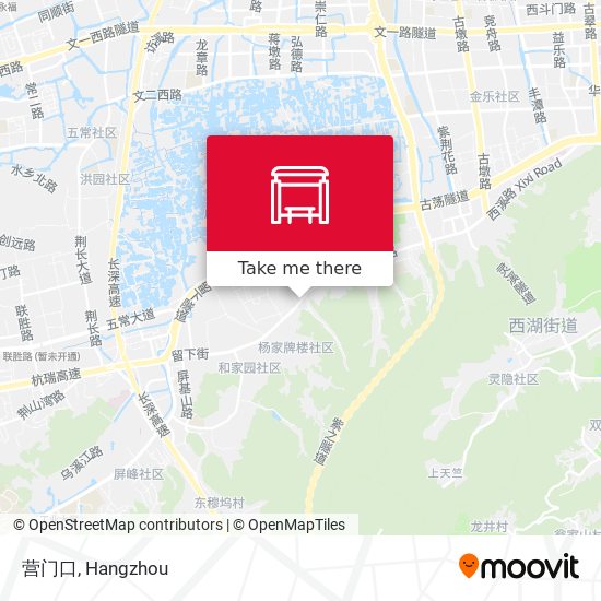营门口 map