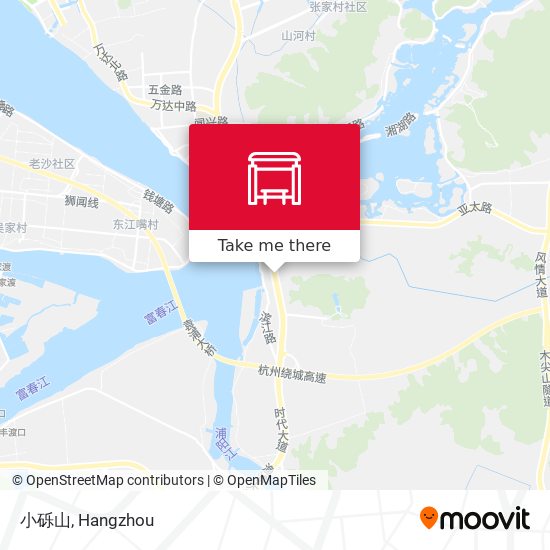 小砾山 map