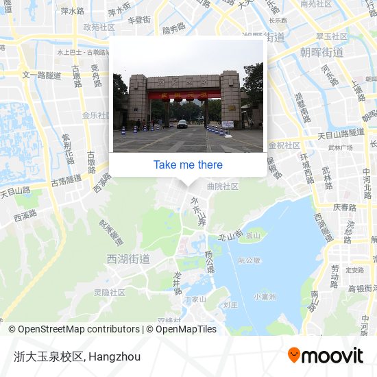 浙大玉泉校区 map