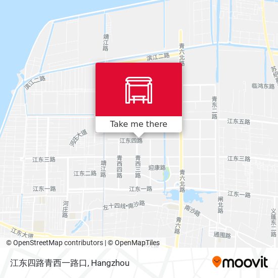 江东四路青西一路口 map