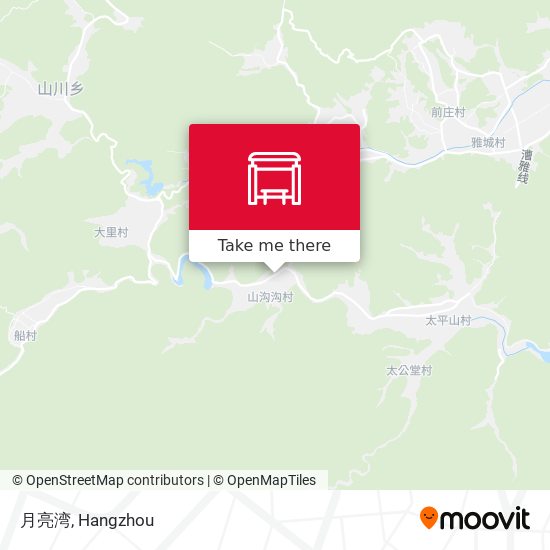 月亮湾 map