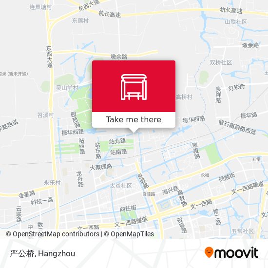 严公桥 map