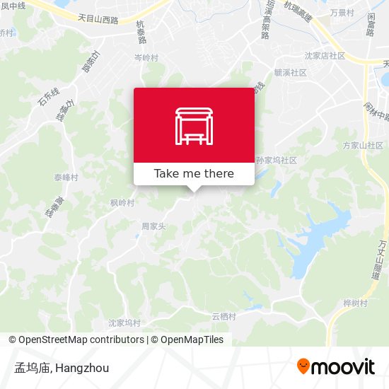 孟坞庙 map
