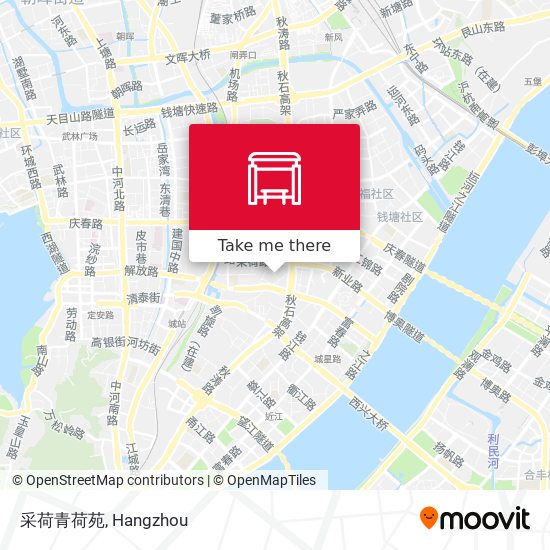 采荷青荷苑 map