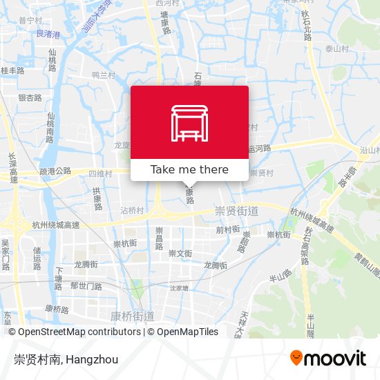 崇贤村南 map