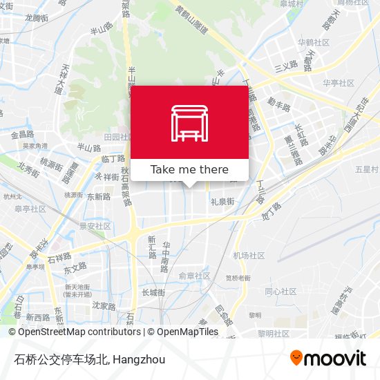 石桥公交停车场北 map