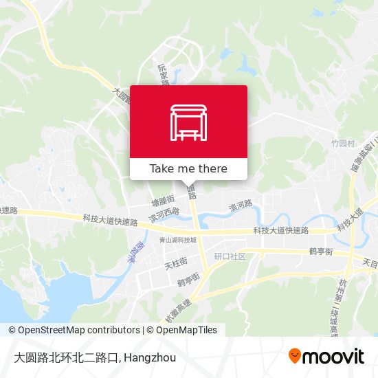 大圆路北环北二路口 map