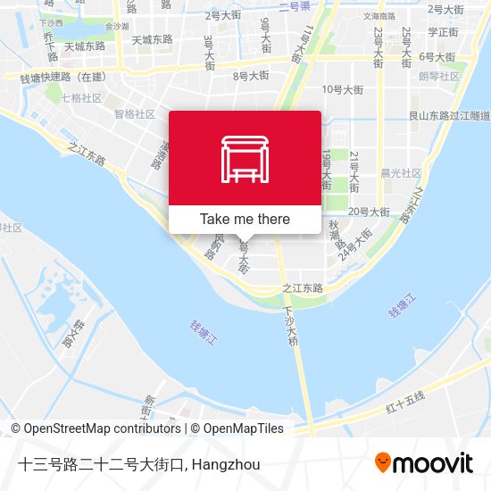 十三号路二十二号大街口 map